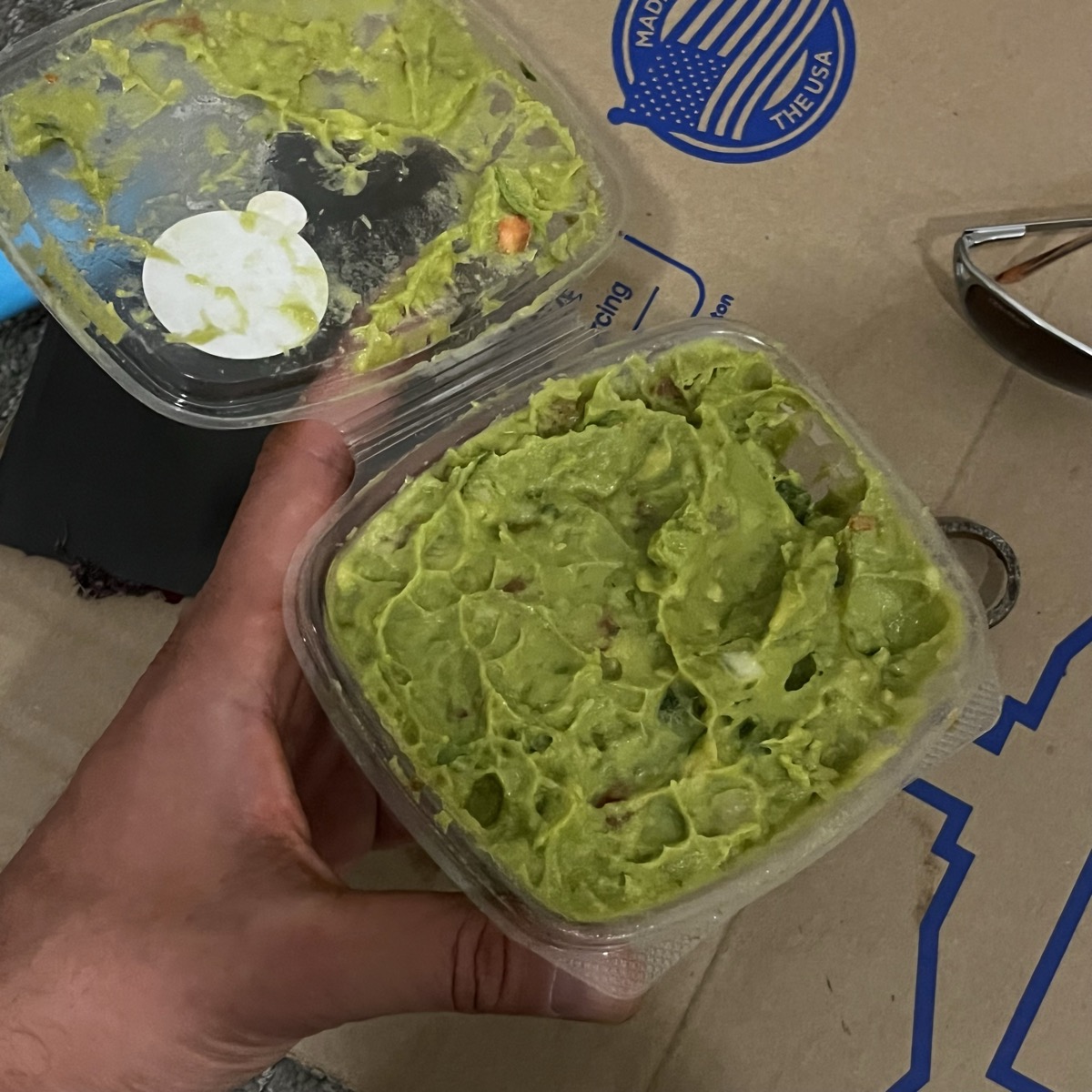 Fresh guacamole from Lucky's — made by Leo from El Salvador — Teks Snack #002
