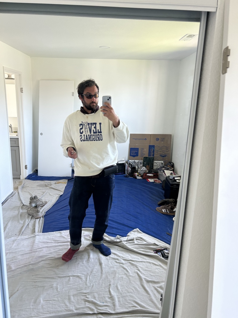 DenimVue — Alchemical Vapor — Mirror Selfie, Construction Site