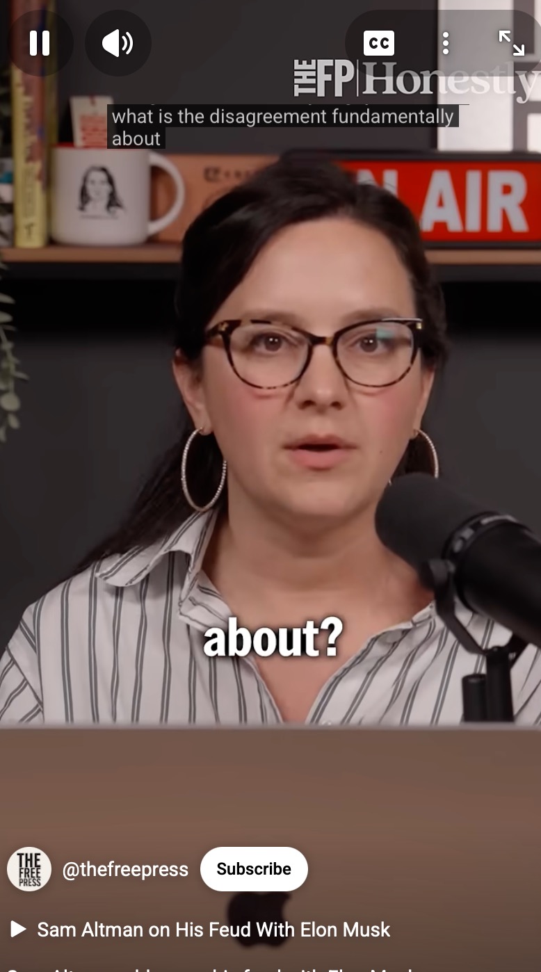 FP host: what is the disagreement fundamentally about?