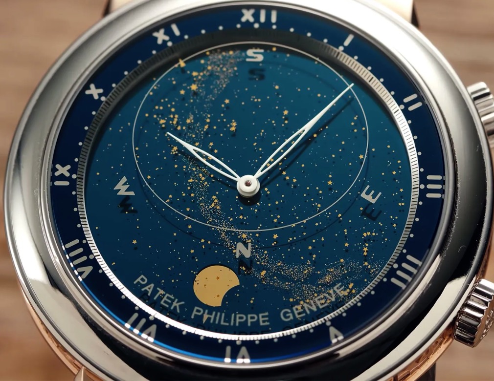 Patek Philippe Sky Moon Celestial — celestial dial, star field, moon phase