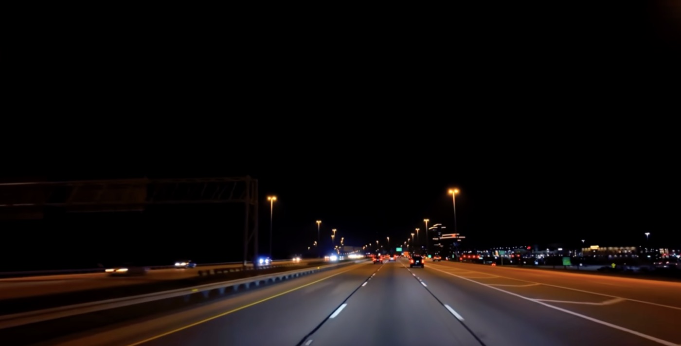 Gary Indiana Highway — Night